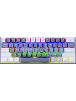 Клавиатура USB FIZZ GREY/WHITE REDRAGON 70675 DEFENDER