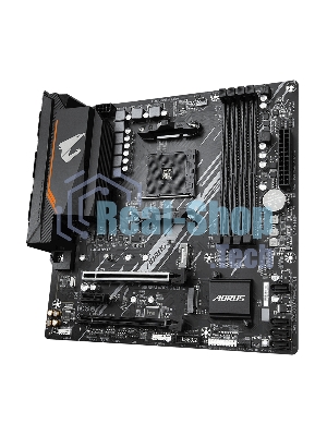 Материнская плата Gigabyte B550M AORUS ELITE, AM4, AMD B550, 4xDDR4, 4xSATA, 2xM.2, 1xPCI-E 4.0 x16, 1xPCI-E 3.0 x4, 1xPCI-E x1, 1xHDMI, 1xDVI-D, 1x 1Gb LAN, 4xUSB-A 2.0, 4xUSB-A 3.2 Gen 1, 3x3.5 мм, 7.1, Micro-ATX