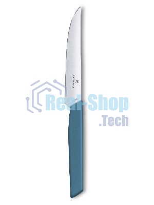Нож кухонный Victorinox Swiss Modern (6.9006.122) стальной для стейка лезв.120мм прямая заточка синий