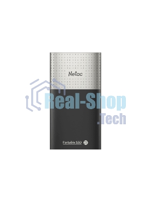 Внешний SSD Netac Z9, 2TB, USB 3.2 Gen 2 Type-C, R/W 550/480, черный