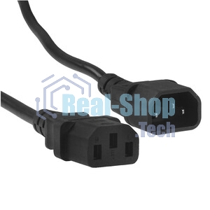 Кабель питания А1 (НФ-00001179) A1-PC075-C13-C14-1.8M черный
