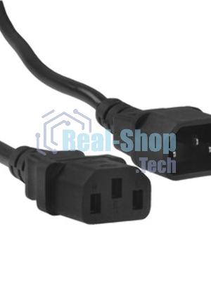 Кабель питания А1 (НФ-00001179) A1-PC075-C13-C14-1.8M черный