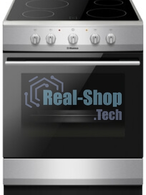 Плита электрическая Hansa FCCS63000H, 4х ком, стеклок , 60*6