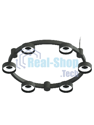 Корпус светильника C9232/6 SBK черный песок D550*70.5mm GX53/6