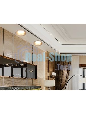 Светильник Ambrella light TN51812 GD золото GX53 max 15W D105*36