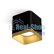 Светильник Ambrella Light XS7806004 SBK/SGD черный песок/золото песок MR16 GU5.3 (C7806, N7704)