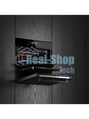 Встраиваемый духовой шкаф Kuppersberg HT 613 Black, High-Tech, объем 72 л, 12 режимов работы, быстрый нагрев, телескопические направляющие, доводчик двери, таймер, термощуп, 3 стекла в дверце, сенсорное управление, блокировка от детей, энергоэффективность А+, черный