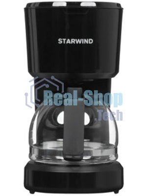 Кофеварка капельная Starwind STD0610 черный, исп. кофе - молотый, 0.6 л, 600 Вт.