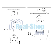 Светильник Ambrella light TN51812 GD золото GX53 max 15W D105*36