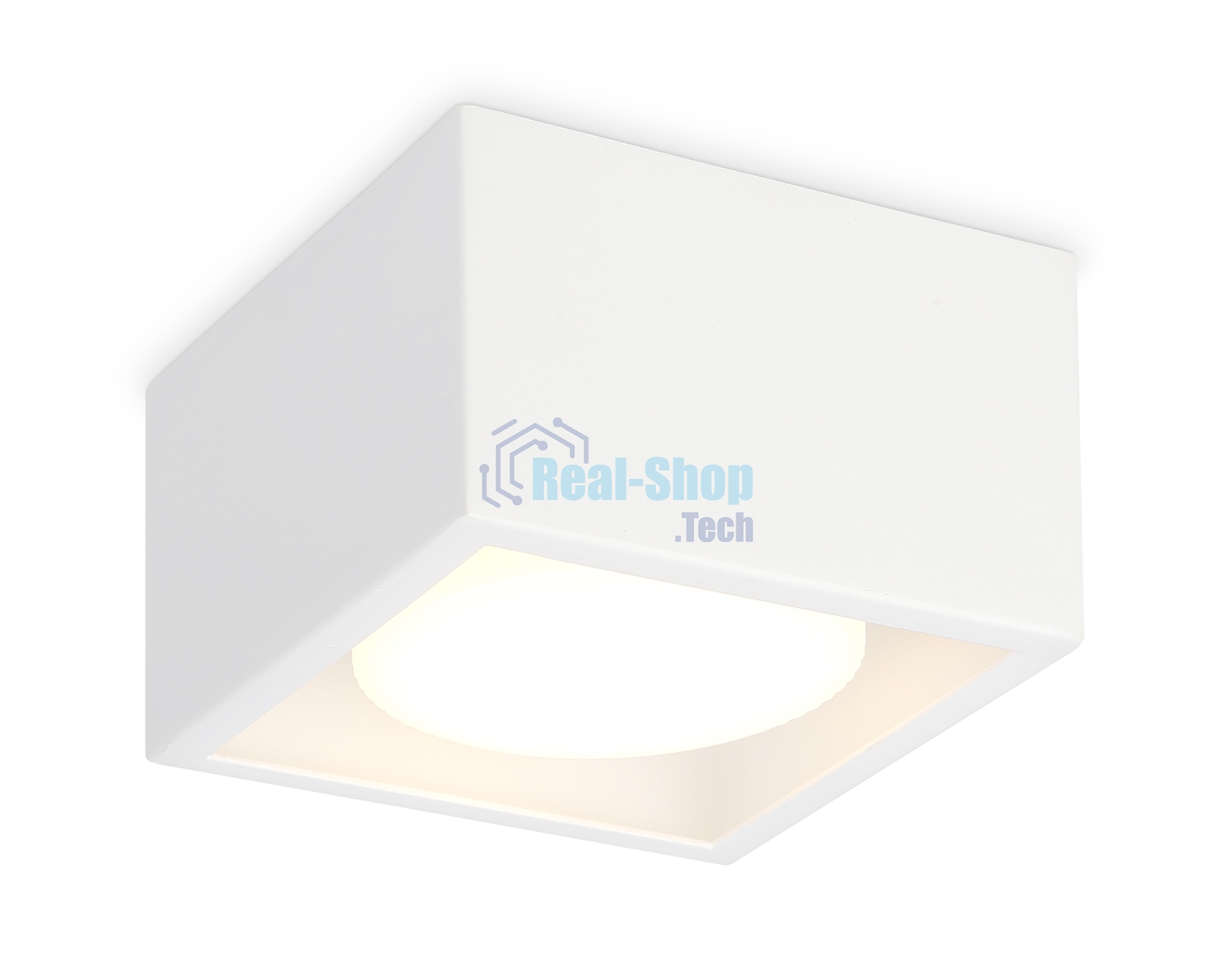 Светильник накладной TN70825 WH белый GX53 max 12W 100*100*60