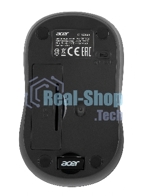 Мышь беспроводная Acer OMR136 красный, 1000 dpi, радиоканал, USB, кнопки - 3