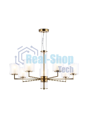 Люстра Ambrella light LH56013/7 BS/FR латунь/белый матовый E14*7 max 40W D790*1260