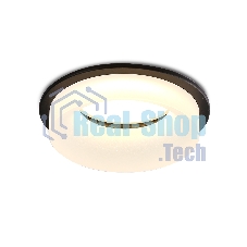 Светильник Ambrella light TN1303 BK/FR черный/белый матовый MR16 GU5.3 D80*42