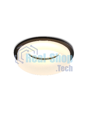 Светильник Ambrella light TN1303 BK/FR черный/белый матовый MR16 GU5.3 D80*42