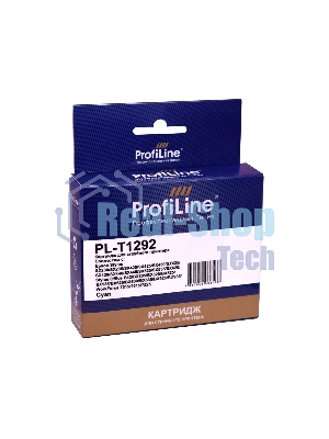 Картридж струйный ProfiLine PL-T1292 для принтеров Epson Stylus SX230/SX235/SX420/SX425/SX430/SX435/SX438/SX440/SX445/SX525/SX535/SX620/Stylus Office B42/BX305/BX320/BX525/BX535/BX625/BX630/BX635/BX925/BX935/WorkForce 7015/7515/7525 с чернилами Cyan