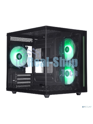 Компьютерный корпус Defender NovaCube черный,mATX,3fan,switchM/BSynс