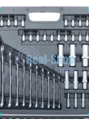 Набор инструментов STELS 141151/4'' 3/8'' 1/2'' cr-v s2 усиленный кейс 216 предм.