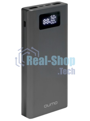 Портативный аккумулятор QUMO Future PowerAid 20000mAh темно-серый FPA-20C-S1