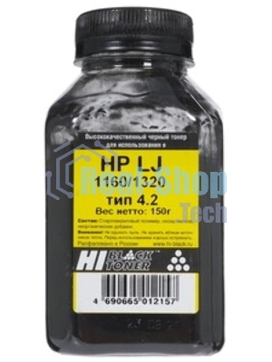 Тонер Hi-Black для HP LJ 1160/1320, Тип 3.7, Bk, 150 г, банка
