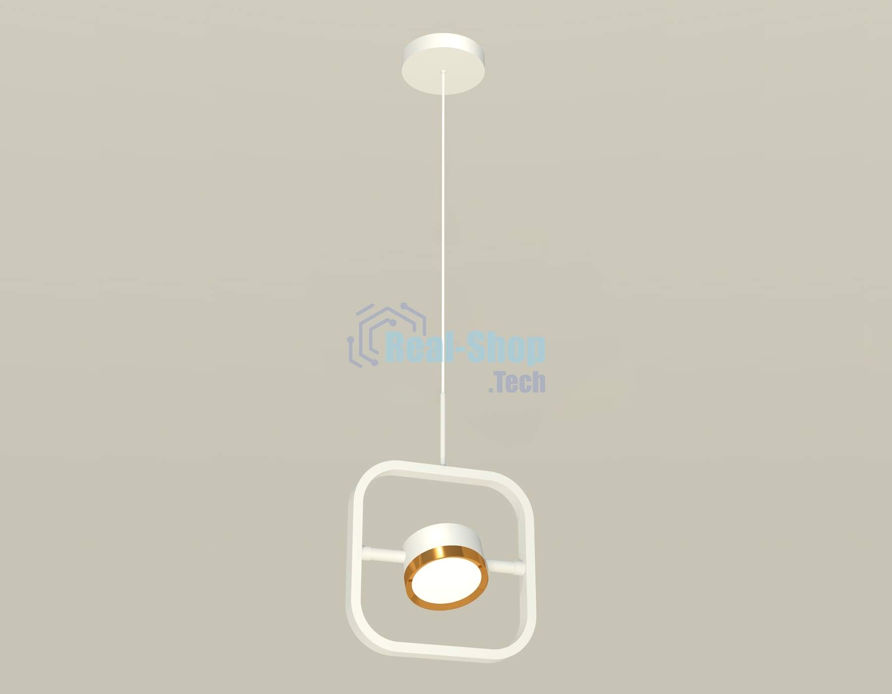 Светильник Ambrella light XB9118103 SWH/PYG белый песок/золото желтое полированное GX53 (C9118, N8124)