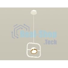Светильник Ambrella light XB9118103 SWH/PYG белый песок/золото желтое полированное GX53 (C9118, N8124)
