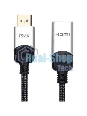 Адаптер DisplayPort(M) ---> HDMI(F) 0.15m 8K@60Hz VCOM