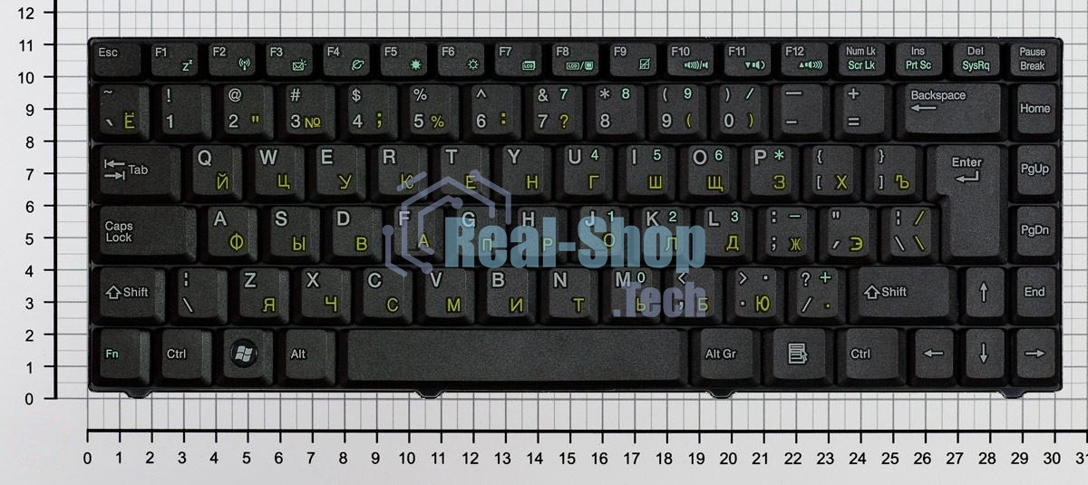 Клавиатура для ноутбука Asus C90 C90P C90S Z98 Z37 черная