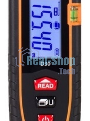 Лазерная рулетка RGK D30 дальность 0.3-30м точность ±2мм