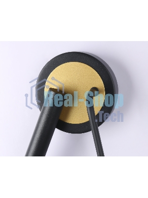 Настенный светодиодный светильник Ambrella light FL51652/1+1 BK/GD черный/золото 10W 4200K 500*227*90