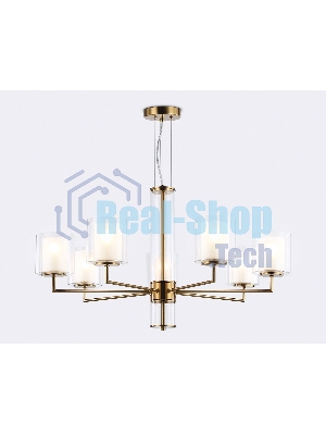 Люстра Ambrella light LH56013/7 BS/FR латунь/белый матовый E14*7 max 40W D790*1260