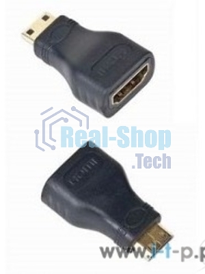 Переходник Gembird Переходник HDMI-miniHDMI 19F/19M, золотые разъемы, пакет