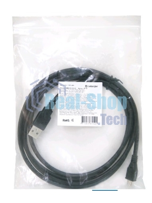 Кабель Defender USB08-06 USB 2.0 кабель для соед. USB 2.0 AM-MicroBM,1.8м, PolyBag