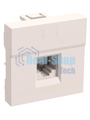 Розетка информационная РКИ-20-00-П RJ-45 UTP кат.5e (на 2 модуля) ПРАЙМЕР белая IEK