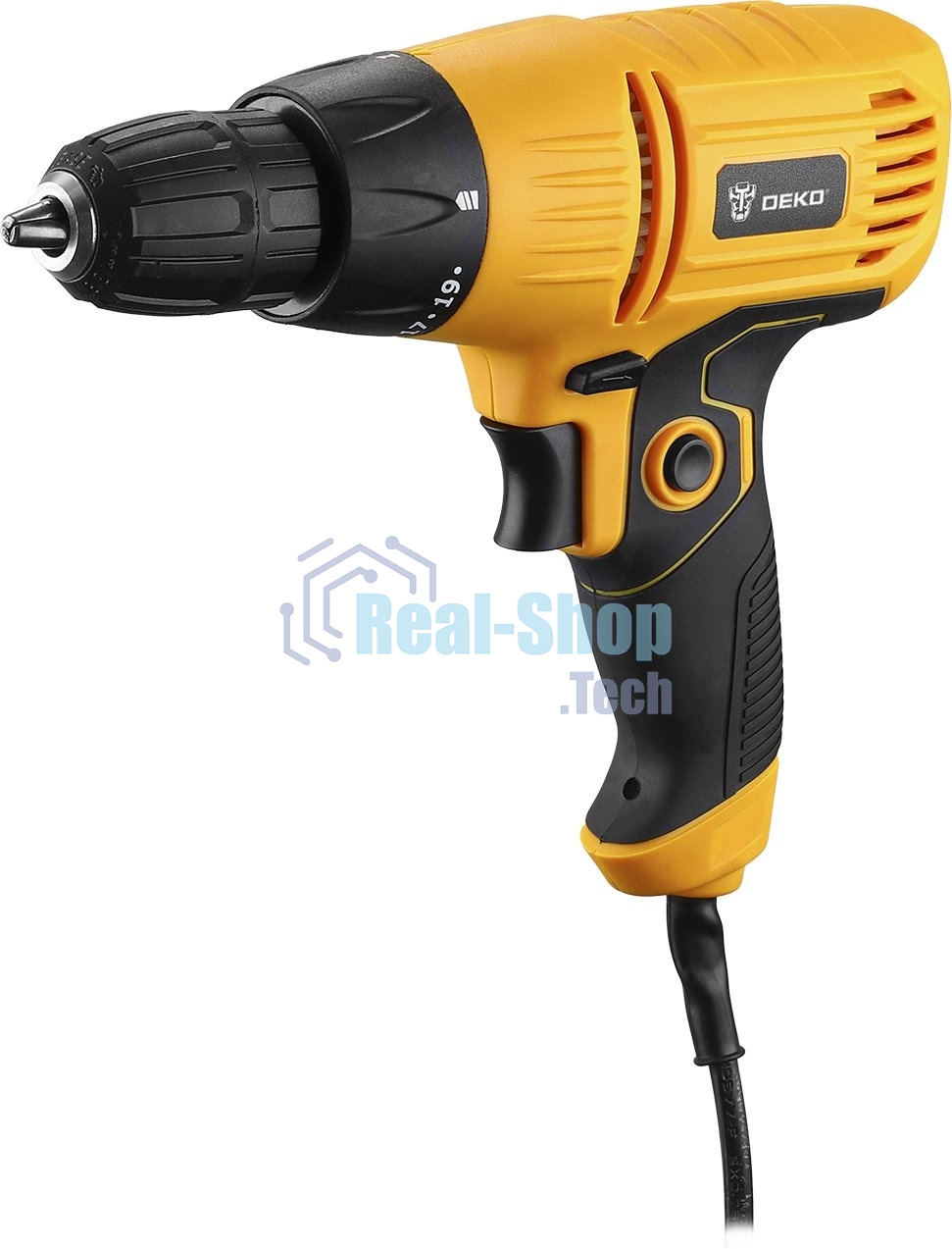 Дрель-шуруповерт Deko DKSD500W, 500 Вт, 28 Нм, щеточный