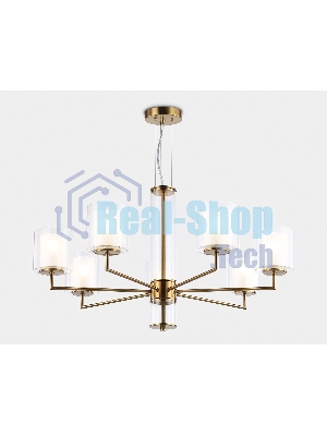 Люстра Ambrella light LH56013/7 BS/FR латунь/белый матовый E14*7 max 40W D790*1260