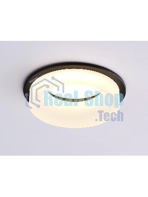 Светильник Ambrella light TN1303 BK/FR черный/белый матовый MR16 GU5.3 D80*42