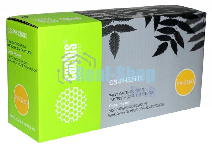Картридж лазерный Cactus CS-PH3260X (106R02782) черный (3000 стр.) для Xerox Phaser 3052/3052NI/3260 2шт.