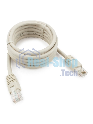 Патч-корд UTP Cablexpert PP6U-2M cat.6, 2м, литой, многожильный, серый