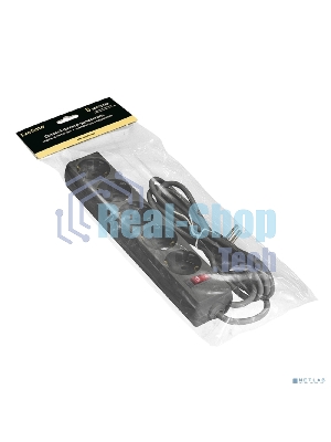Сетевой фильтр ExeGate EX221188RUS SP-5-5B (5 розеток, 5 м, евровилка, черный)