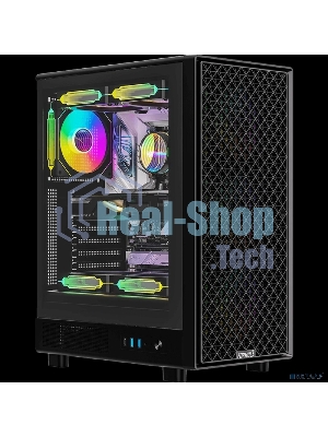Компьютерный корпус Aerocool/Formula MANA DYNAMIC черный без БП ATX 6x120мм 2xUSB 3.0 1xUSB3.1 audio bott PSU