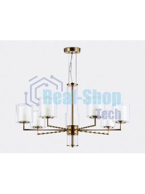Люстра Ambrella light LH56013/7 BS/FR латунь/белый матовый E14*7 max 40W D790*1260
