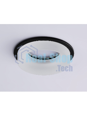 Светильник Ambrella light TN1303 BK/FR черный/белый матовый MR16 GU5.3 D80*42