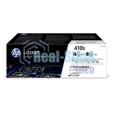 Картридж лазерный HP 410X черный двойная упаковка увеличенной емкости (CF410XD) для HP CLJ M477/M452/M377dw 2 х 6 500 стр.