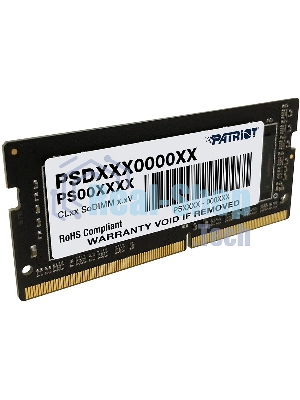 Оперативная память Patriot Signature, DDR4, 8GB (1x8 GB), 3200 MHz, CL22, SO-DIMM