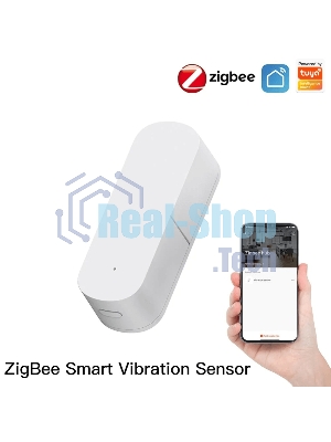 Датчик вибрации MOES Vibration Sensor ZSS-Z-VBR, Zigbee, AAA 2шт х 1.5 V