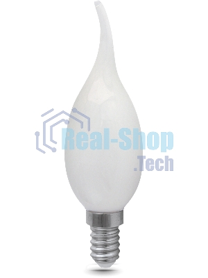 Лампа светодиодная филаментная Gauss Filament 5Вт цок.: E14 свеча 220B св. свеч. бел. теп. (упак.: 10 шт)