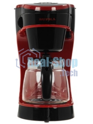 Кофеварка капельная SUPRA CMS-0655 черный/красный, исп. кофе - молотый, 720 мл, 750 Вт.