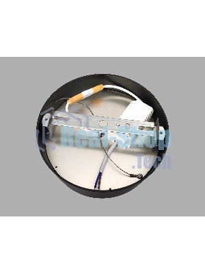 Потолочный светодиодный светильник Ambrella light FV5514 BK черный LED 15W 4200K D120*58 (Без ПДУ)