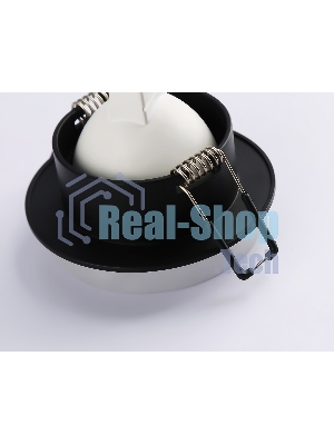 Светильник Ambrella light TN1303 BK/FR черный/белый матовый MR16 GU5.3 D80*42