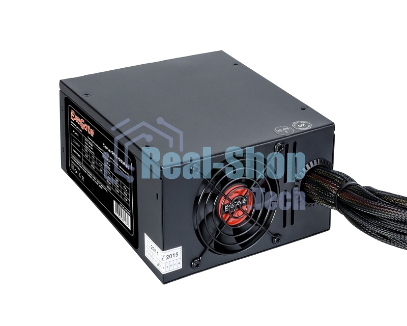 Блок питания серверный 600W ExeGate (RM-600ADS) APFC,2х8см fan, 20+4pin/(4+4)pin, 2xPCI-E, 9xSATA
